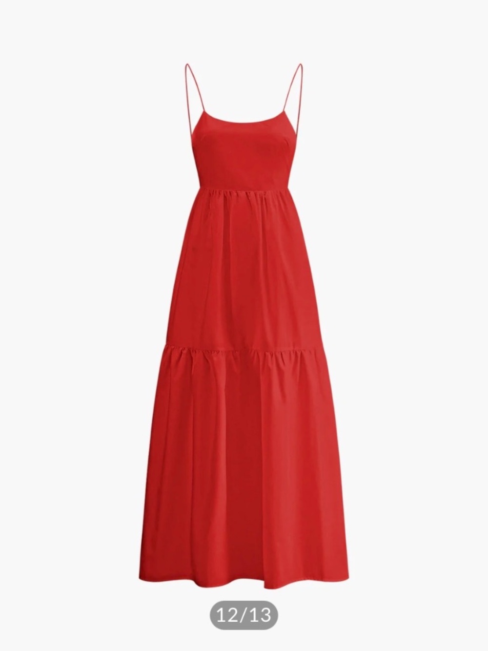 Commense Scarlet Red Backless Maxi Dress - Picture 2 of 4